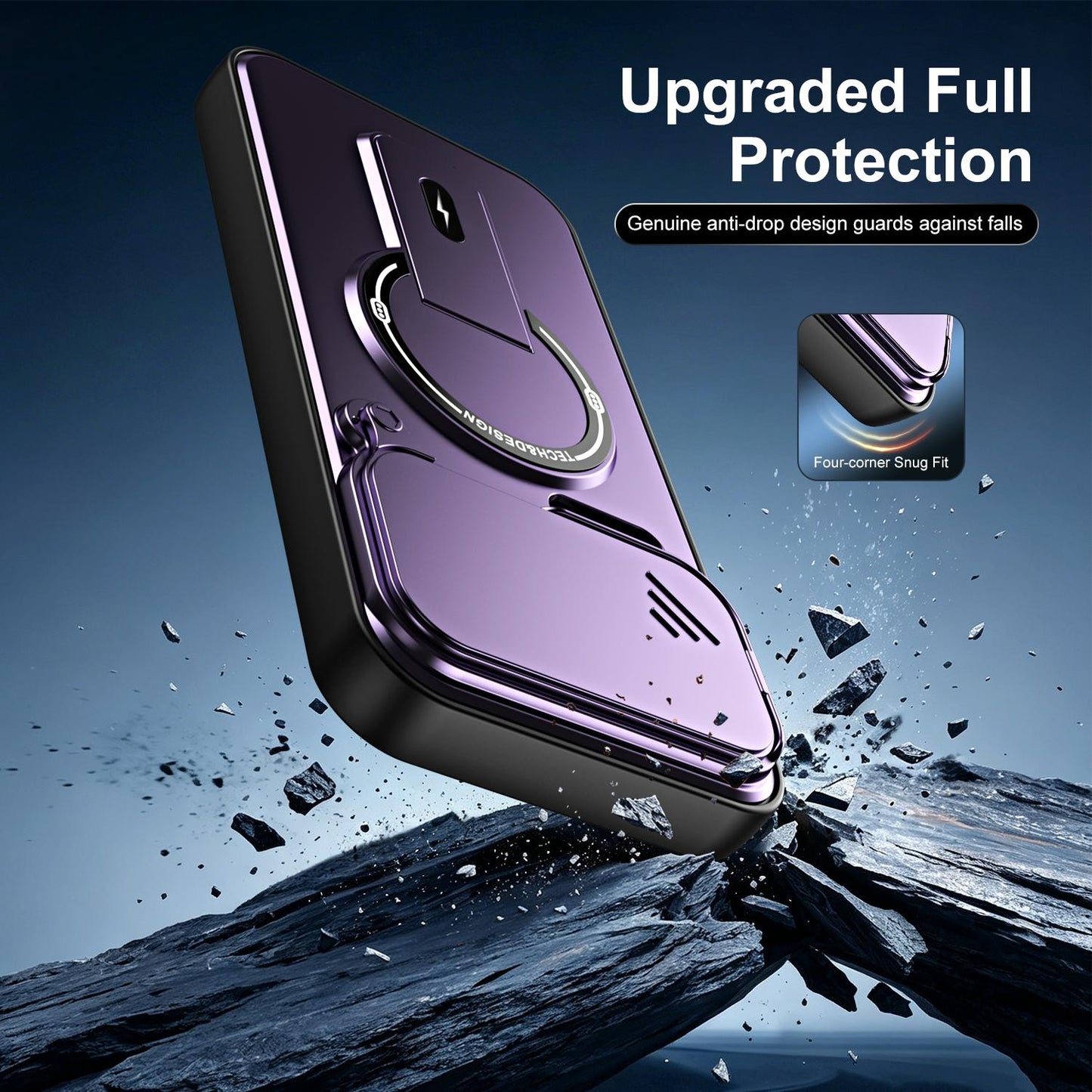 For Xiaomi 17 Pro Sliding Camshield Holder Magnetic Phone Case(Black)