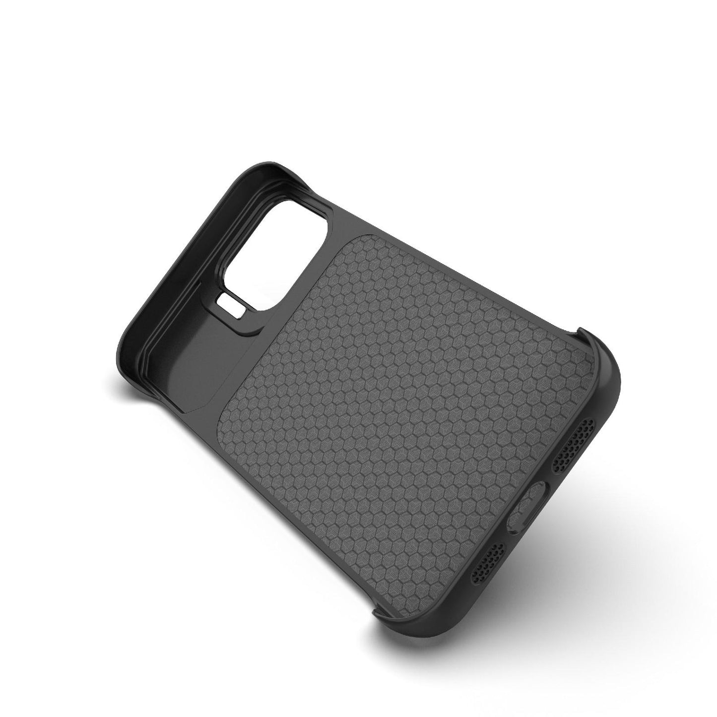 For iPhone 16 Frameless Half-Wrapped Carbon Fiber Texture PC Magnetic Phone Case(Rose Gold)