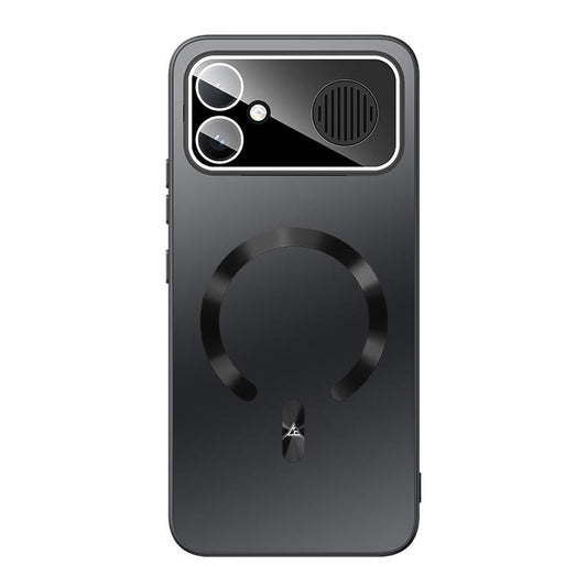 For Redmi K90 Max 5G Ice Magnetic Explosion-proof Lens Film PC Phone Case(Graphite Black)