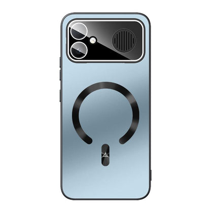 For Redmi K90 Max 5G Ice Magnetic Explosion-proof Lens Film PC Phone Case(Moonlight Blue)