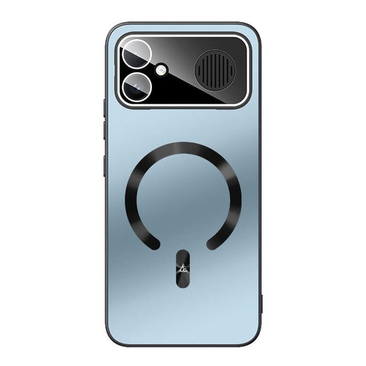 For Redmi K90 Max 5G Ice Magnetic Explosion-proof Lens Film PC Phone Case(Moonlight Blue)