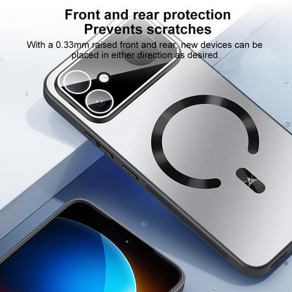 For Redmi K90 Max 5G Ice Magnetic Explosion-proof Lens Film PC Phone Case(Moonlight Blue)
