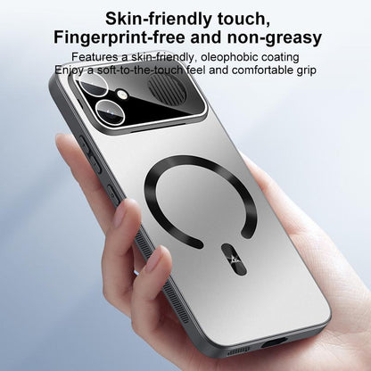 For Redmi K90 Max 5G Ice Magnetic Explosion-proof Lens Film PC Phone Case(Space Silver)