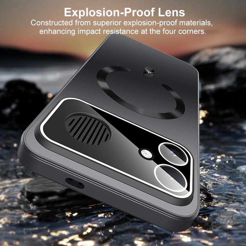 For Redmi K90 Max 5G Ice Magnetic Explosion-proof Lens Film PC Phone Case(Space Silver)