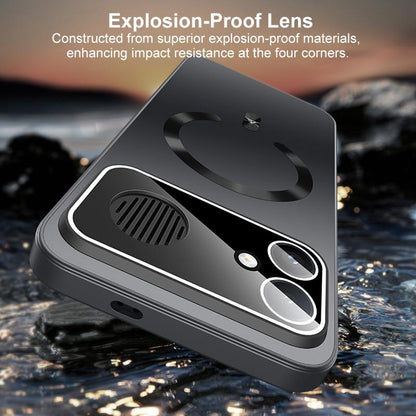 For Redmi K90 Max 5G Ice Magnetic Explosion-proof Lens Film PC Phone Case(Space Silver)