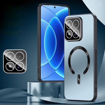 For Xiaomi 17 Max 5G Ice Magnetic Explosion-proof Lens Film PC Phone Case(Moonlight Blue)