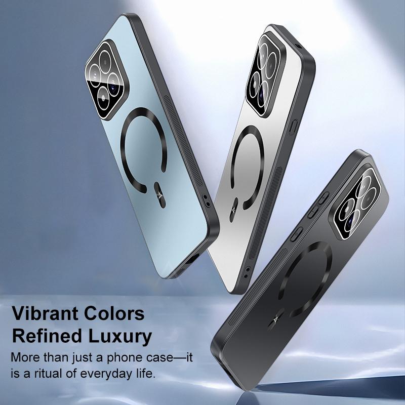 For Xiaomi 17 Max 5G Ice Magnetic Explosion-proof Lens Film PC Phone Case(Space Silver)