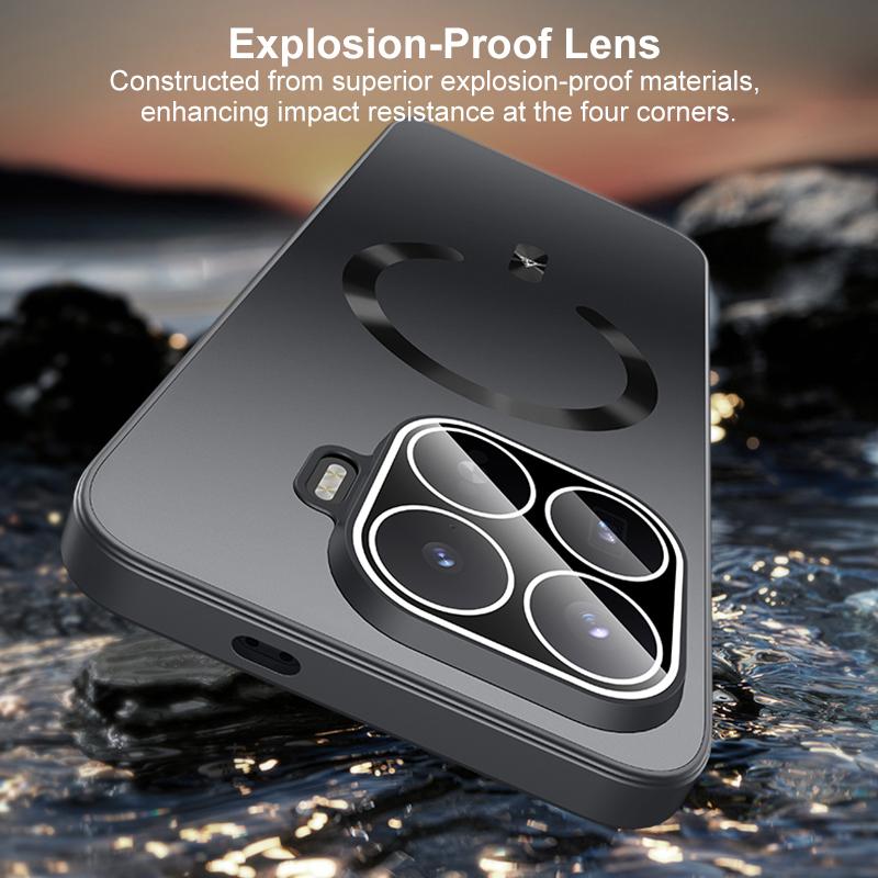 For Xiaomi 17T 5G Ice Magnetic Explosion-proof Lens Film PC Phone Case(Moonlight Blue)