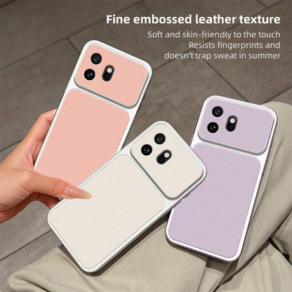 For OnePlus 15T 5G Lambskin Series Skin Feel Shockproof Phone Case(Purple)