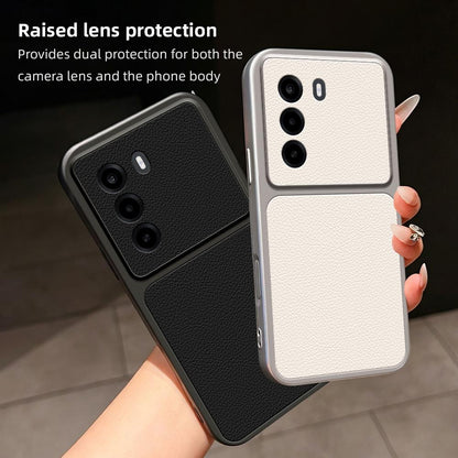 For OnePlus Turbo 6X 5G Lambskin Series Skin Feel Shockproof Phone Case(Orange)