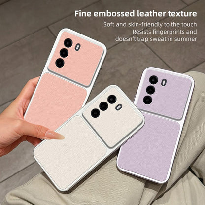 For OnePlus Turbo 6X 5G Lambskin Series Skin Feel Shockproof Phone Case(Pink)
