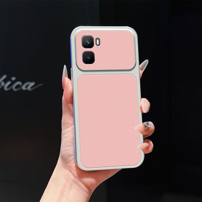 For Infinix GT 50 Pro 5G Lambskin Series Skin Feel Shockproof Phone Case(Pink)