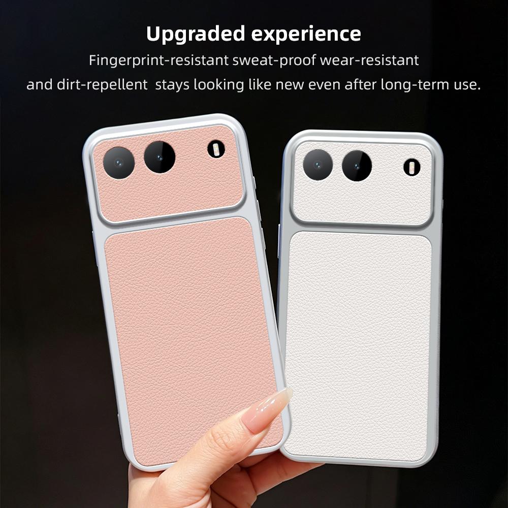 For Infinix Hot 60i 5G Lambskin Series Skin Feel Shockproof Phone Case(Purple)