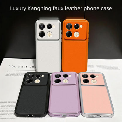 For Infinix Note 40 Pro 4G Lambskin Series Skin Feel Shockproof Phone Case(Pink)