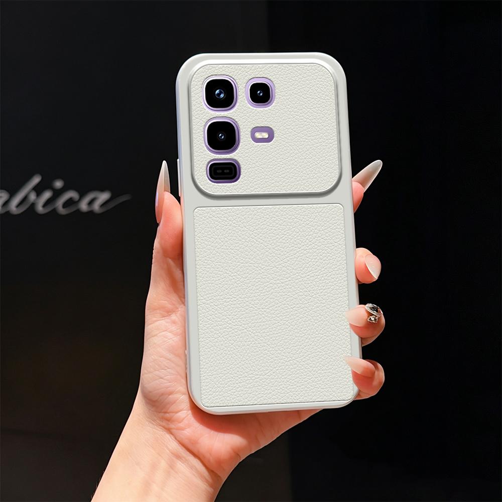 For Infinix Note 50 Pro 4G Lambskin Series Skin Feel Shockproof Phone Case(Silver)