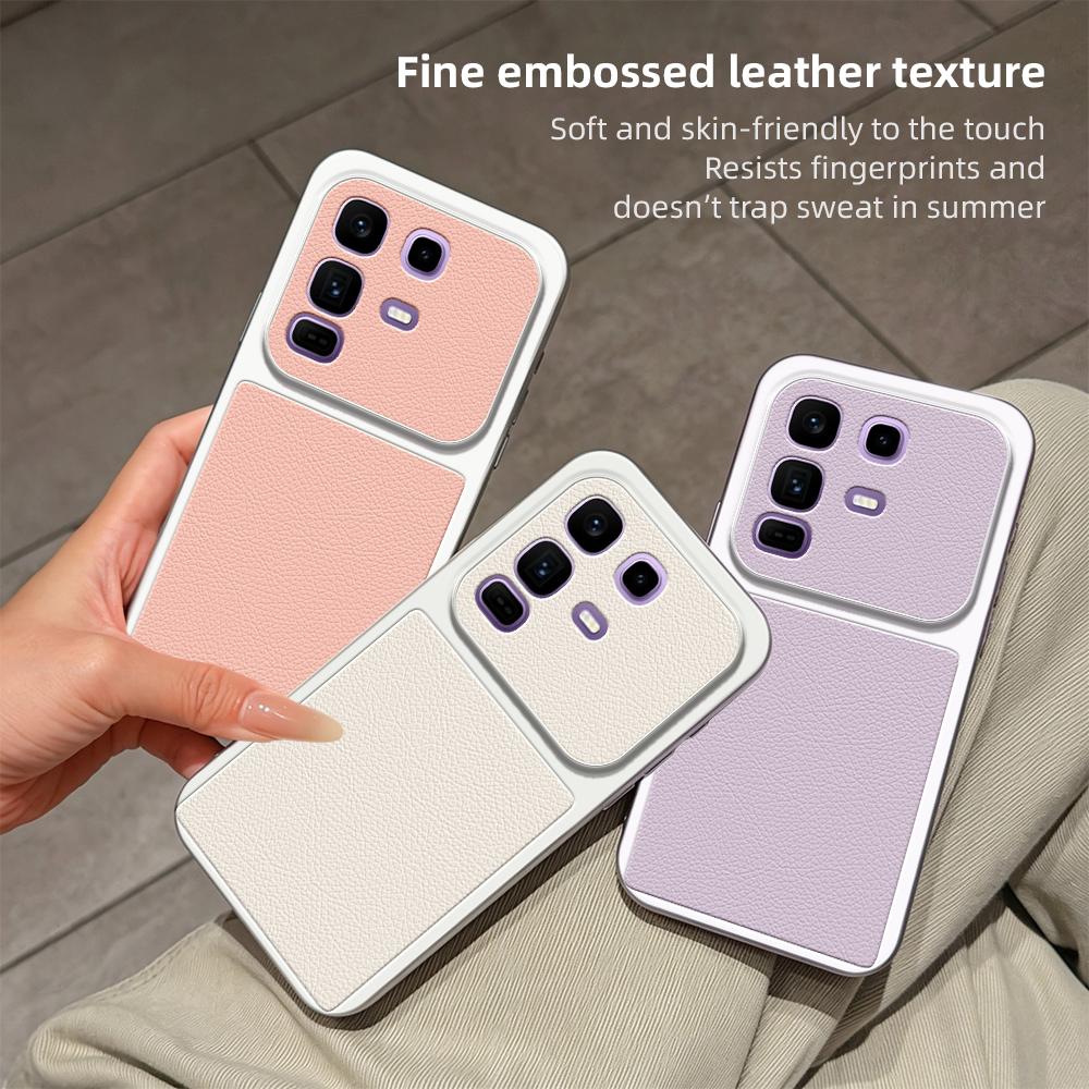 For Infinix Note 50 Pro+ Lambskin Series Skin Feel Shockproof Phone Case(Silver)
