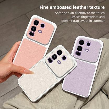 For Infinix Note 50 Pro+ Lambskin Series Skin Feel Shockproof Phone Case(Pink)