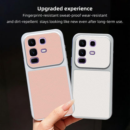 For Infinix Note 50 Pro+ Lambskin Series Skin Feel Shockproof Phone Case(Purple)