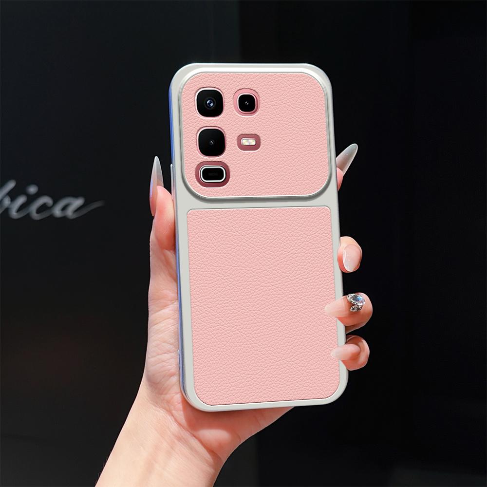 For Infinix Note 50s Lambskin Series Skin Feel Shockproof Phone Case(Pink)