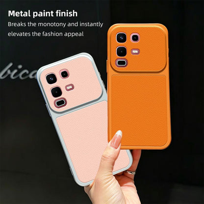 For Infinix Note 50s Lambskin Series Skin Feel Shockproof Phone Case(Purple)