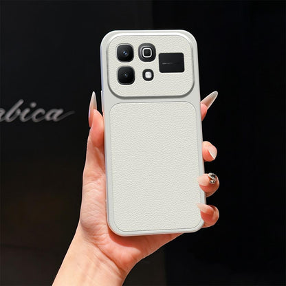 For Infinix Note 60 5G Lambskin Series Skin Feel Shockproof Phone Case(Silver)