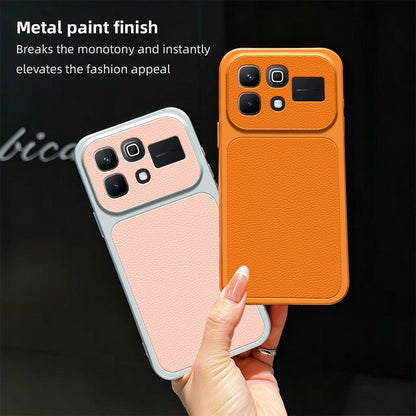 For Infinix Note 60 5G Lambskin Series Skin Feel Shockproof Phone Case(Silver)