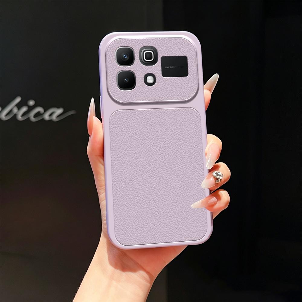 For Infinix Note 60 5G Lambskin Series Skin Feel Shockproof Phone Case(Purple)