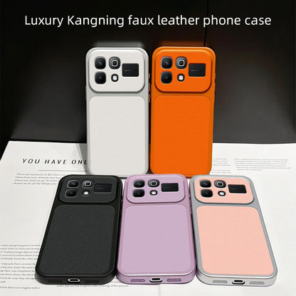 For Infinix Note 60 5G Lambskin Series Skin Feel Shockproof Phone Case(Purple)