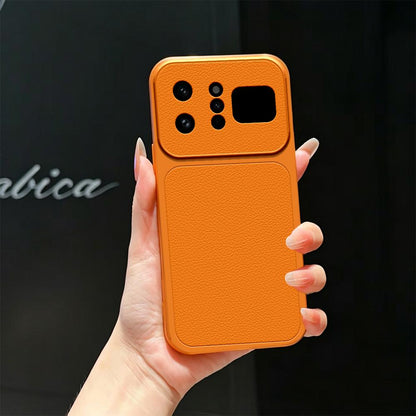 For Infinix Note 60 Ultra 5G Lambskin Series Skin Feel Shockproof Phone Case(Orange)