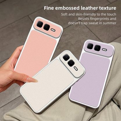 For Infinix Smart 10 Plus 4G Lambskin Series Skin Feel Shockproof Phone Case(Silver)