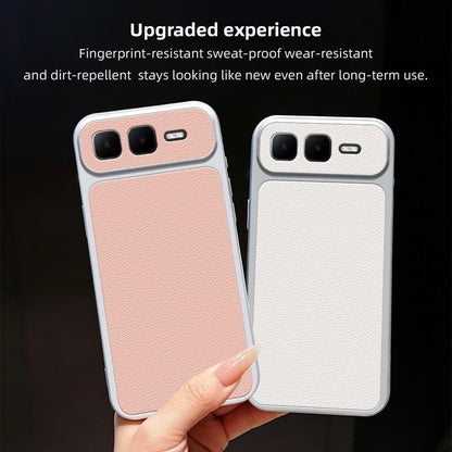 For Infinix Smart 10 Plus 4G Lambskin Series Skin Feel Shockproof Phone Case(Silver)