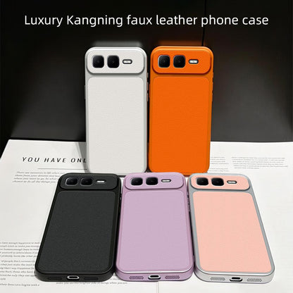 For Infinix Smart 10 Plus 4G Lambskin Series Skin Feel Shockproof Phone Case(Black)
