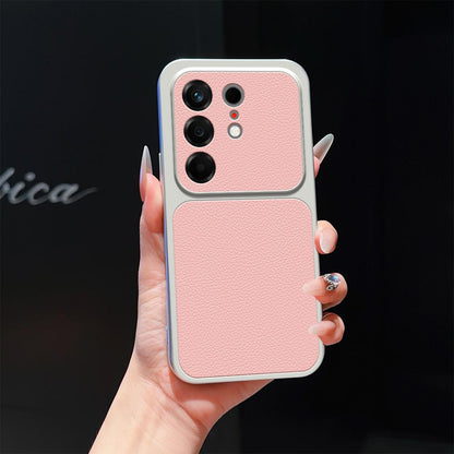 For Tecno Camon 50 Pro 4G Lambskin Series Skin Feel Shockproof Phone Case(Pink)