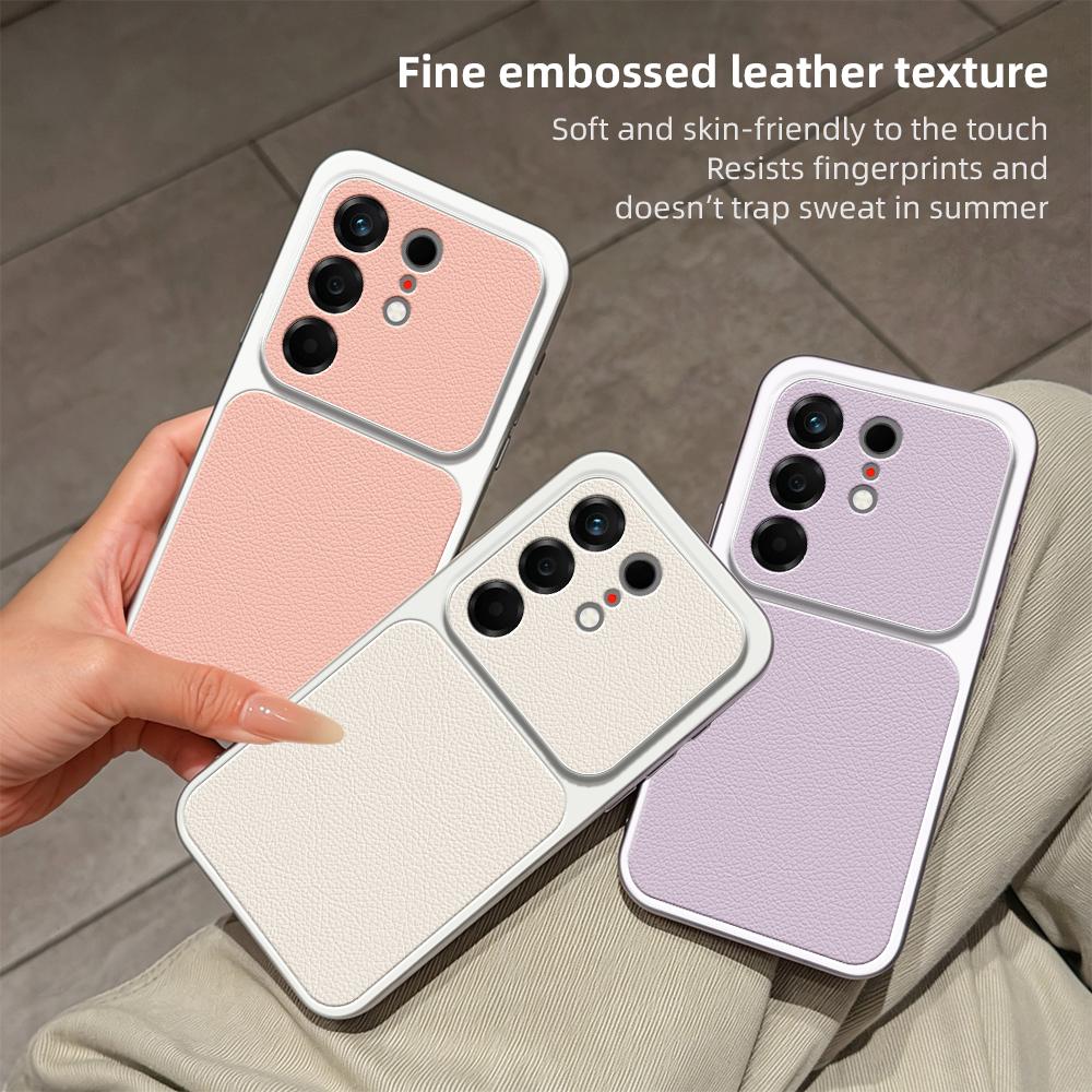 For Tecno Camon 50 Pro 4G Lambskin Series Skin Feel Shockproof Phone Case(Pink)
