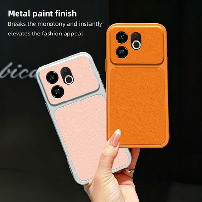 For Tecno Pop 9 5G Lambskin Series Skin Feel Shockproof Phone Case(Black)