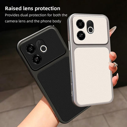 For Tecno Pop 9 5G Lambskin Series Skin Feel Shockproof Phone Case(Purple)