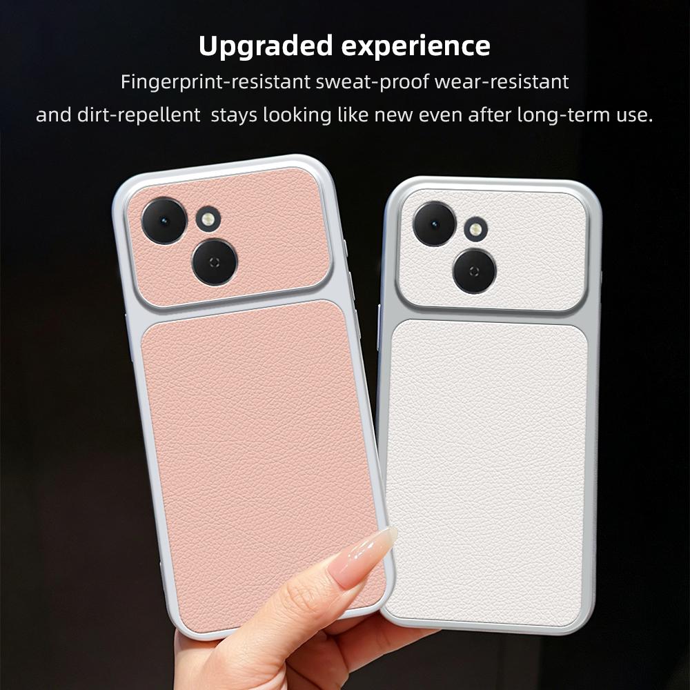 For Tecno Spark 40C Lambskin Series Skin Feel Shockproof Phone Case(Pink)
