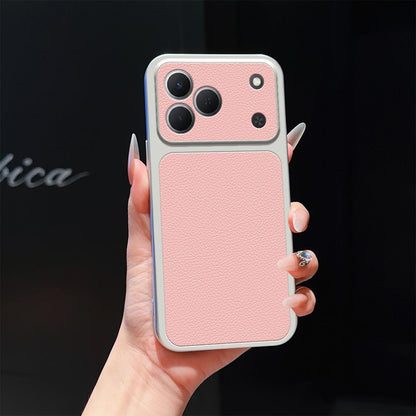 For Tecno Spark 50 4G Lambskin Series Skin Feel Shockproof Phone Case(Pink)