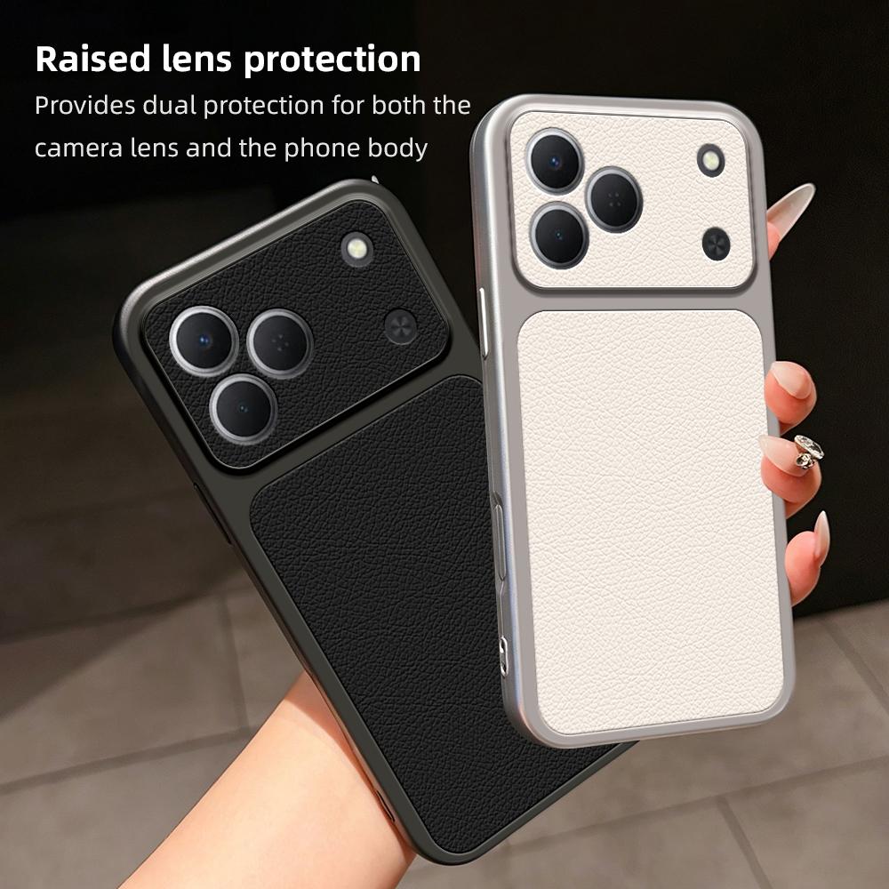 For Tecno Spark 50 4G Lambskin Series Skin Feel Shockproof Phone Case(Purple)
