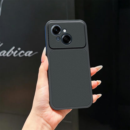 For Tecno Spark Go 1 Lambskin Series Skin Feel Shockproof Phone Case(Black)