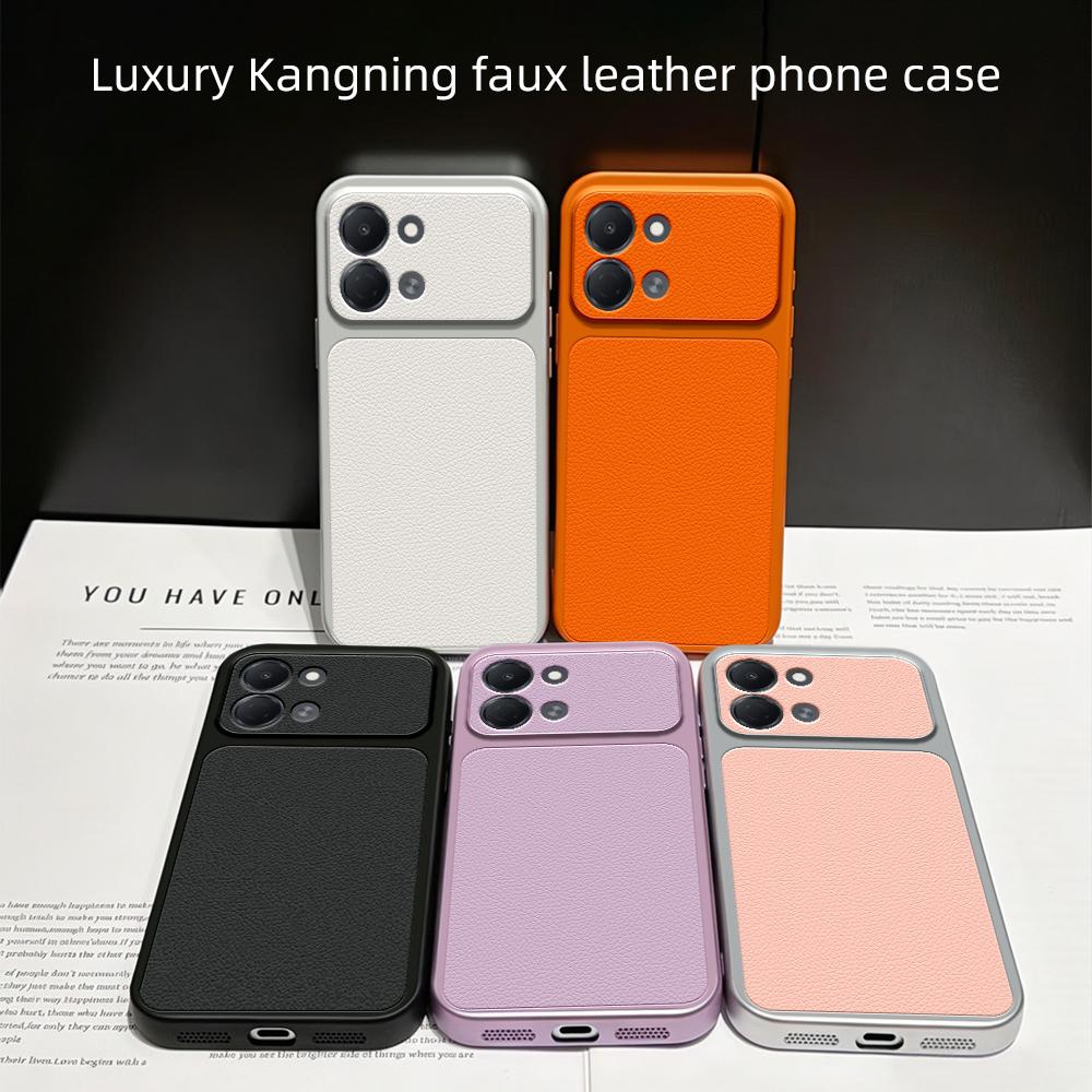 For Tecno Spark Go 3 Lambskin Series Skin Feel Shockproof Phone Case(Pink)