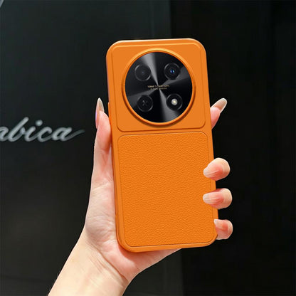 For Huawei Enjoy 70 Pro Lambskin Series Skin Feel Shockproof Phone Case(Orange)