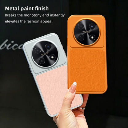 For Huawei Enjoy 70 Pro Lambskin Series Skin Feel Shockproof Phone Case(Silver)