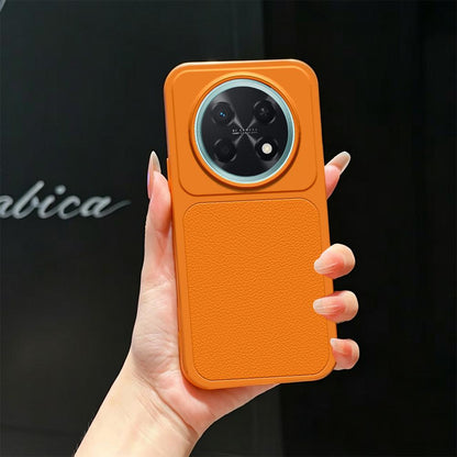 For Huawei Enjoy 90 Pro Max 5G Lambskin Series Skin Feel Shockproof Phone Case(Orange)