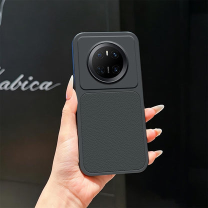 For Huawei Mate 70 Lambskin Series Skin Feel Shockproof Phone Case(Black)