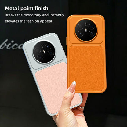 For Huawei Mate 70 Air 5G Lambskin Series Skin Feel Shockproof Phone Case(Silver)