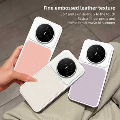 For Huawei Mate 70 Air 5G Lambskin Series Skin Feel Shockproof Phone Case(Pink)