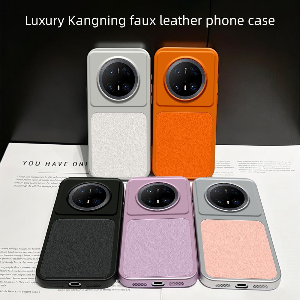 For Huawei Mate 70 Pro Lambskin Series Skin Feel Shockproof Phone Case(Silver)