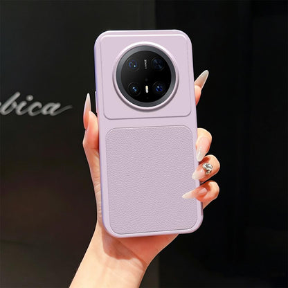 For Huawei Mate 70 Pro Lambskin Series Skin Feel Shockproof Phone Case(Purple)