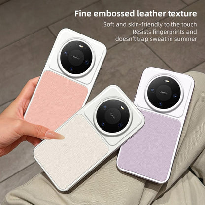 For Huawei Mate 80 5G Lambskin Series Skin Feel Shockproof Phone Case(Purple)
